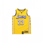Nike NBA City Edition S&auml;rk, 2019-20, Lakers, James #23 Meeste Topid Kollane AV4646-729 S