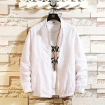 Meeste suvine kerge hingav jakk Suure suurusega vabaaja p&auml;ikesekaitsega Softshell jope 5XL valge