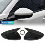 S&uuml;sinikkiust lisastiilis k&uuml;ljeukse tahavaatepeegli katted Peugeot 208 - Peugeot 308 2014- 508 2008 mudelitele Bright black