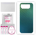 apgo Protective Skin Sticker for the back compatible with Asus ROG Phone 6, Wrap Film, Foil, Vinyl - Pattern Carbon Chameleon CAKA1