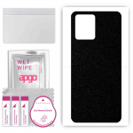 apgo Protective Skin Sticker for the back compatible with Realme 8 Pro, Wrap Film, Foil, Vinyl - Pattern Matte Black