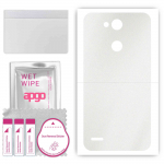 apgo Protective Skin Sticker for the back compatible with LG X power 3, Wrap Film, Foil, Vinyl - Pattern Matte Transparent