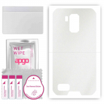 apgo Protective Skin Sticker for the back compatible with Ulefone Armor X7 Pro, Wrap Film, Foil, Vinyl - Pattern Matte Transparent