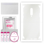 apgo Protective Skin Sticker for the back+sides compatible with OnePlus 8, Full Wrap Film, Foil, Vinyl - Pattern Matte Transparent
