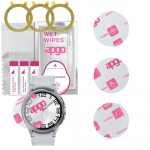 3x apgo Ultra-Clear Hybrid protective glass compatible with Samsung Galaxy Watch Classic 6 47mm, flexible nano glass, great replacement for tempered g