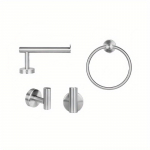 1SET roostevabast terasest r&auml;tikur&otilde;ngaste komplekt, roostevabast terasest vannitoar&auml;tikuvarda komplekt, tualettpaberihoidja, k&auml;ter&auml;tikuivati, vannituba must