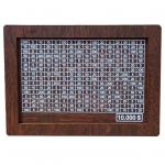 Puidust rahakast letimarkeri pliiatsiga hoiup&otilde;rsas raha sihtnumbritega M&uuml;ntide sularahakonteiner Raha s&auml;&auml;stmise v&auml;ljakutsetega karp lastele t&auml;iskasvanutele kingitus D helepruun v&auml;rv