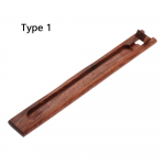 Retro naturaalsed lihtsad puidust/bambusest pulgad taldriku viirukihoidja Elegantne l&otilde;hnav liinin&otilde;up&otilde;leti tuhap&uuml;&uuml;dja ​​alus Kodukaunistus