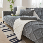 &Uuml;hev&auml;rviline libisemiskindel diivani kate Paks pehme pl&uuml;&uuml;s diivanipadja r&auml;tik elutoa m&ouml;&ouml;bli jaoks Decor Slipcovers diivanikatted 70x70cm 1pcs