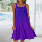 Naistemood suvine rannas vabaajaprinteriga varrukateta armas slingkleit L sinine