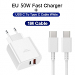 50 W laadija Samsung Galaxy S22 S24 USB C laadija kiirlaadimine Samsung S23 Zflip 5 3 A34 A54 A73 A14 A24 PD t&uuml;&uuml;pi C laadija kiirlaadija jaoks