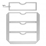 Reljeefne mall &Otilde;mbluspilu taskumuster Keskkonnas&otilde;bralik s&uuml;sinikterasest silditasku kollektsioon Kaardik&auml;sit&ouml;&ouml; vorm kaardi valmistamiseks h&otilde;be