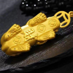 Kullav&auml;rviline Pixiu ripats meestele ja naistele rikkuse &uuml;lekandmine Town House Pixiu ripats turvaliseks kingituseks 40CM kuld