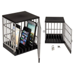 Prison pour t&eacute;l&eacute;phone portable avec cadenas Cadeau boite smartphone