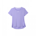 Nike Dri-Fit One Luxe &Uuml;hev&auml;rviline logoga &uuml;mmarguse kaelusega T-s&auml;rk Naiste Topid Lilla DD0619-567 M