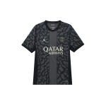 Jordan Paris Saint-Germain Koost&ouml;&ouml; SS24 Kiiresti kuivav Sirge l&otilde;ikega L&uuml;hikeste varrukatega Jalgpallis&auml;rk Meeste &Uuml;laosad Tumehall DX9823-069 M black