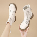 mood Retro ehtsast nahast &otilde;&otilde;nsad lahedad saapad naistele paksu talla ja n&ouml;&ouml;riga Korea t&otilde;mblukuga vabaajajalatsid 38