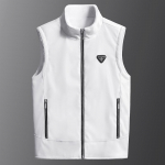 S&uuml;gis-Talvehooaja Nahkvest Meeste Paks Vest Integreeritud Karva ja Pl&uuml;&uuml;sisolatsiooniga XXXXXL valge