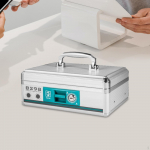 Lukustusv&otilde;tmega kassa, rahakorraldaja &uuml;mbris, seif salve hoiup&otilde;rsas s&auml;&auml;stmiseks 20.8cmx20.8cmx11cm