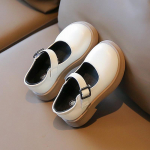 Kevad-s&uuml;gis Laste nahast kingad Mitmek&uuml;lgsed Lastele T&uuml;drukutele P&otilde;hjuslikud &uuml;ksikud kingad Mood Korea stiilis printsess Mary Jane kingad 29