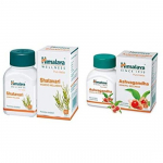 Himalaya combo Ashwagandha And Satavari Pack of 4