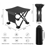 V&auml;ljas kokkupandav matkatool, kaasaskantav kokkupandav kalastustool, &uuml;likerge kokkupandav matkatool matkamiseks rannakalap&uuml;&uuml;giks CHINA