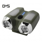 Klambriga M&uuml;tsivalgusti Liikumisandur &Uuml;limalt Ere K&auml;ed-vabad Reguleeritav Sinine Punane Hoiatuslamp Type-C Laetav Veekindel V&auml;litingimustes Kalastamine Jooksmine Pealamp roheline