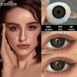 EYESHARE New 2Pcs Color Contact Lenses Natural Black Contact Lenses Sapphire Eyeglass Lenses Brown Contact Lenses Green Fashion Lenses