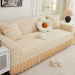 Mitmev&auml;rviline teraline fliisist diivanikanga kate, seelikusett, mugav ja pehme, elutoa diivan, k&otilde;ikeh&otilde;lmav Armchair khaki