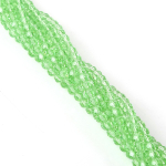 4 mm lihvitud &uuml;mmargused klaashelmed, k&auml;sitsi valmistatud kristallkattega v&auml;rvilised helmed ehete tarvikute jaoks 4mm, approximately 88-90 beads per strand