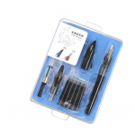 ZLJ Shark Shape seeria iriidiumi t&auml;itesulepea praktiline kirjutusvahend kooli kontoritarbed must