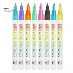 12.8.20 tk Highlighter pliiatsikomplekt Nailonkiust otsaga sileda tindiga pleekimiskindlad mittem&auml;&auml;rduvad uimastavad s&auml;delevad pliiatsid 8 Colors