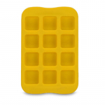 1tk 12 restiga j&auml;&auml;kuubikuvalmistaja vorm silikoonvorm tarretisvorm &scaron;okolaadivormi k&ouml;&ouml;gitarvikud Square/Yellow
