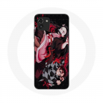 Coque Maniacase pour Samsung Galaxy A03 demon slayer tanjiro nezuko attaque combat