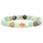 Meditatsioonik&auml;ev&otilde;ru - SHOP-STORY - Amazoniit - &Uuml;ks suurus 18 cm - Looduslik kivi - Naine hall