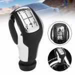 T&auml;iesti uus k&auml;iguvahetusnupp autoosade elegantne 5-k&auml;iguline lihtne paigaldus manuaalk&auml;igukast PU nahast vahetus CHINA