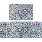 Boho v&auml;simusvastane k&ouml;&ouml;givaip, libisemisvastane polsterdatud k&ouml;&ouml;givaibad ja matid libisemiskindlad k&ouml;&ouml;givaibad valamu pesumati jaoks 2PC-50x80-50x150cm