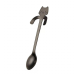 Roostevabast terasest kohvilusikas Armas armsa kassi kujuga teelusikat&auml;is magustoidu suupistete lusikaga j&auml;&auml;tise minilusikad lauan&otilde;ud k&ouml;&ouml;giriistad h&otilde;be