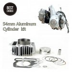 Suure l&auml;bim&otilde;&otilde;duga mootori &uuml;mberehitussilindrite komplekt 54 mm kolvir&otilde;nga tihend 110 kuni 125 cc Honda C110 Crf110 Trx110 mustuseaevu ATV jaoks