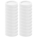 1/5 komplekti Plastikust Masoni purgi kaaned Toidukvaliteediga Masoni purgi korgid Sobivad tavalise suuga 70 mm Korduvkasutatavad Lekkekindlad Asenduspurkide kaaned 1 set