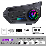 Bluetooth 5.3 kiiver peakomplekt juhtmevaba k&auml;ed-vabad k&otilde;ne telefonikomplekt mootorratta veekindel k&otilde;rvaklapid MP3 muusikapleier Moto k&otilde;lar