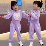 T&uuml;drukute riidekomplektid Laste vabaaja dressipluus+p&uuml;ksid 2-osaline &uuml;likond 2024 kevad s&uuml;gis spordidress Laste paks tr&uuml;kiga spordir&otilde;ivad 140