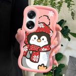 V&auml;rvitud muster Big Wave Edge pehme silikoon materjal Macaron telefoni &uuml;mbris p&otilde;rutuskindel kaitsev kummist &uuml;mbris OPPO Reno Realme jaoks Realme 12 Plus 5G sinine