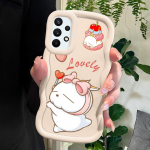 V&auml;rvitud mustriga Big Wave Edge pehmest silikoonmaterjalist Macaron telefoni&uuml;mbris, p&otilde;rutuskindel kaitsev kummist korpus Samsung Xiaomi Poco Redmi jaoks Samsung M04 roosa