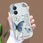 Armas koomiksimustriga kreemjas tekstuuriga korpus, lainelise servaga pehme silikoonkaanega telefoni&uuml;mbris Vivo jaoks Vivo X50 Lite must