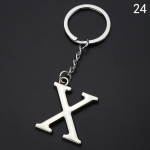 1TK V&otilde;tmehoidja Loov T&auml;hestik Metall 26 Inglise Ehted Inkrusteeritud Rhinestone Kingitus Ripats Mood V&otilde;tmer&otilde;ngas Aksessuaarid