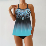 Push Up bikiinid, kaheosalised naiste ujumisriided naiste ujumisriided k&otilde;rge v&ouml;&ouml;kohaga bikiinikomplekt Brasiilia bikiinid ujumiskost&uuml;&uuml;mid rannariided xs sinine