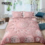 Kodu Elamine Luksuslik 3D Mandala Voodipesukomplekt Tekikott Padjap&uuml;&uuml;r Laste Voodipesukomplekt Queen ja King EU/US/AU/UK Suurus EU single(135x200cm)