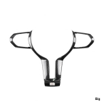 BMW F &scaron;assii F06 F10 F11 F12 F15 F16 F20 F21 F22 F23 F30 F32 F34 ABS-i s&uuml;siniku tekstuuriga auto salongi roolikatte trimmile black