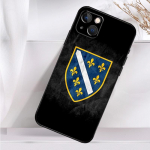 Bosnia lippiga telefonikohver iPhone 16 15 14 12 11 13 Pro Max 7 8 Plus X XR XS Max 13 12 Mini jaoks iPhone 16 Pro